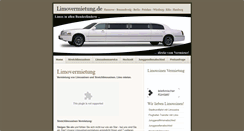 Desktop Screenshot of limovermietung.de