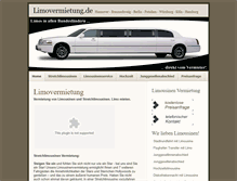 Tablet Screenshot of limovermietung.de